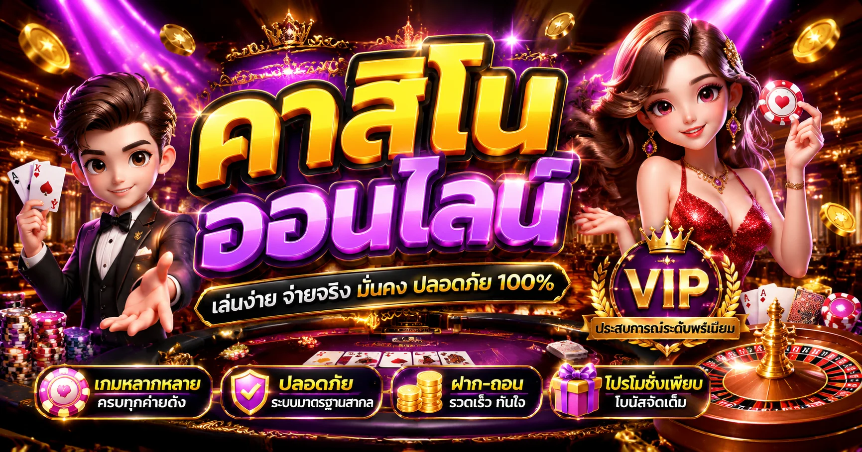 คาสิโนออนไลน์ PGCASH88 ถ่ายทอดสดจากค่ายดังระดับโลก